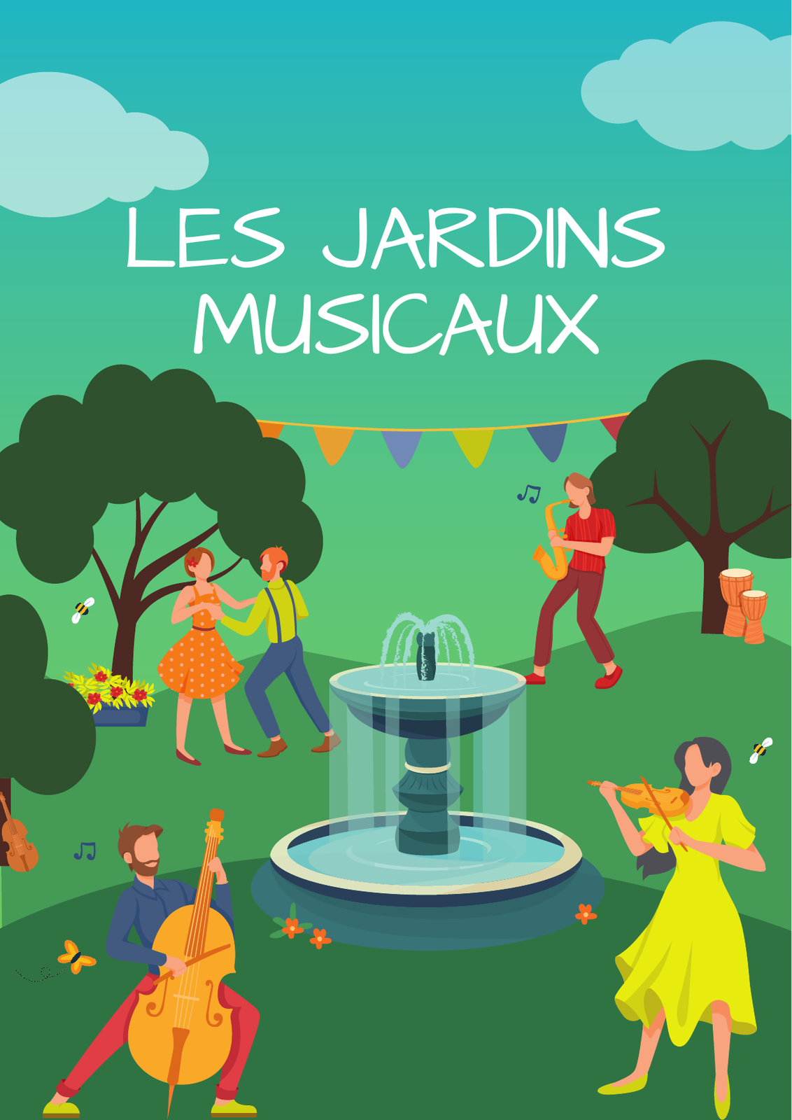 Affiche Jardins Musicaux — Vichy Communauté
